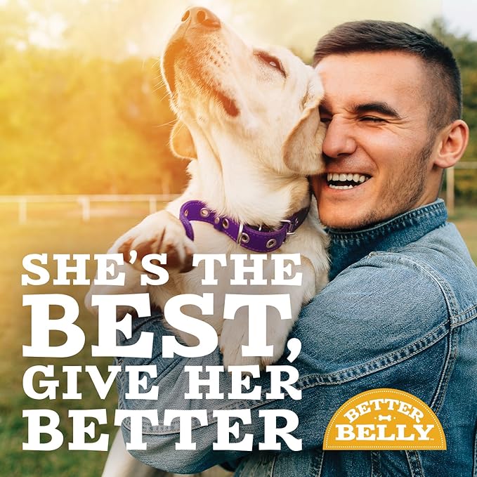 Better Belly Highly Digestible Rawhide Dental Chews, Treat Your Dog to a Chew with NO Artificial Colors or Flavors, 10 Count (Pack of 2)