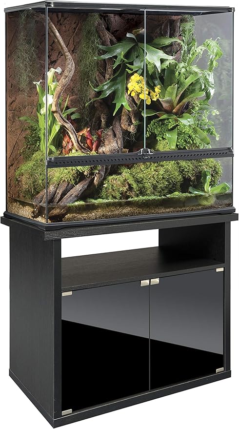 Exo Terra Terrarium Cabinet, Reptile and Amphibian Terrarium Stand, Large, PT2708