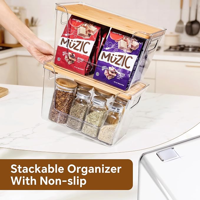 Criusia 2 Set Pantry Organizers and Storage
