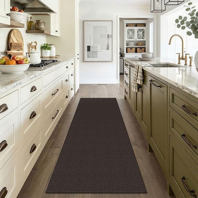 EARTHALL Washable Runner Rug 3x6 Ft Non Slip Runners