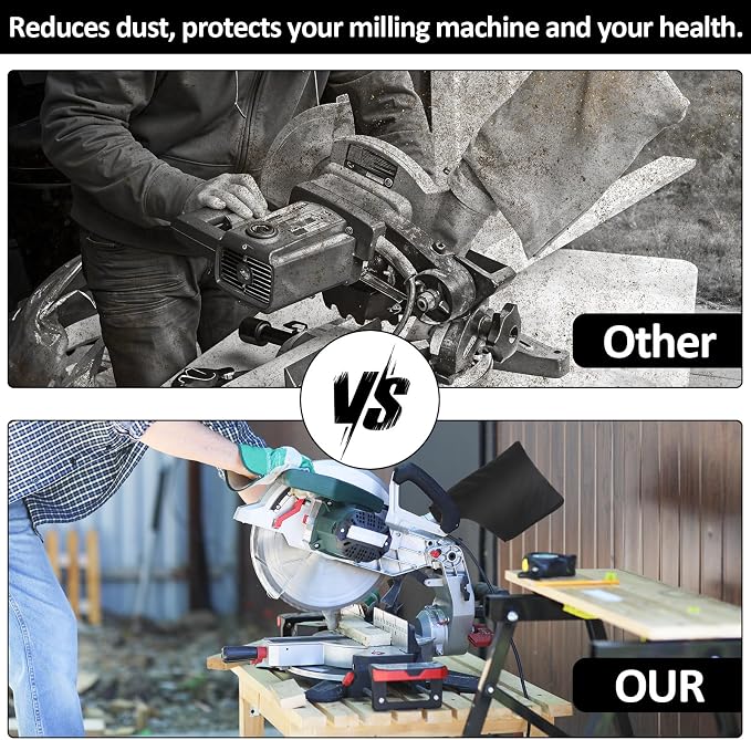 2 PCS Miter Saw Dust Collection Bags, Ymapinc Dust Collector Bags