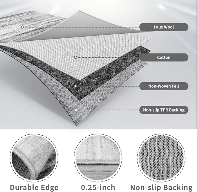 4x10 Wide Washable Runner Rug: Easy-to-Clean Runners