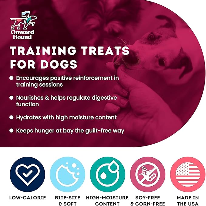Training Treats for Dogs - Soft Bison - Low Calorie Dog Training Treats for Sensitive Stomachs with Single Source Premium Protein, Corn Free, & Soy Free Formula - 4 oz