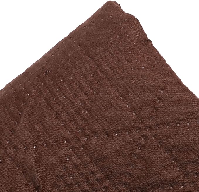 Dog Bed Cover, Pet Blanket Sofa Couch Furniture Protector for Large Dog, Noiseless Quilted Non Slip Bottom, Easy to Remove, 52x82 Inch Brown Polyester, TPU (52x82inch)