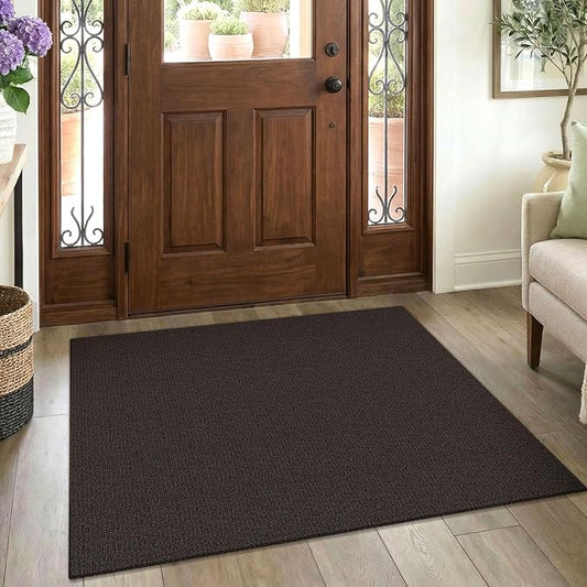EARTHALL Washable Area Rug 3x4 Ft Non Slip Rugs