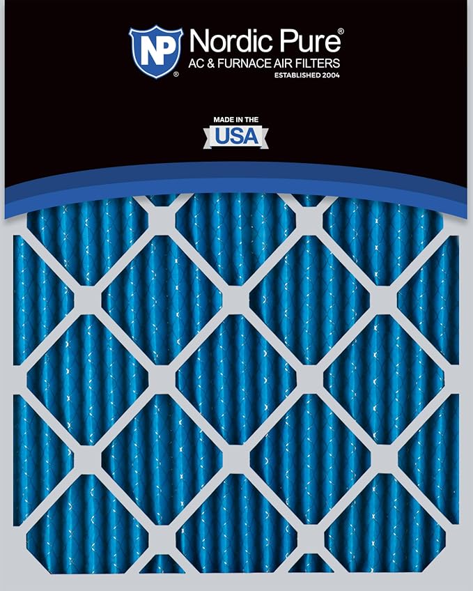 Nordic Pure 20x25x1 Pleated MERV 7 Air Filters 2 Pack