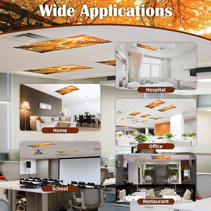 4 Pcs Fluorescent Light Covers