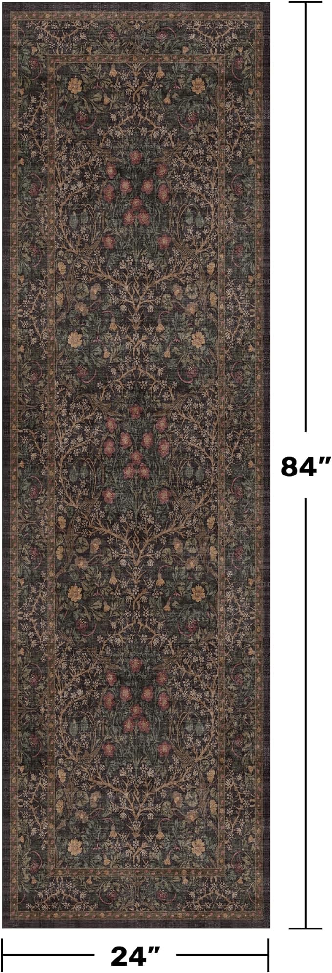Boho Vintage 2x7 Long Runner Rugs