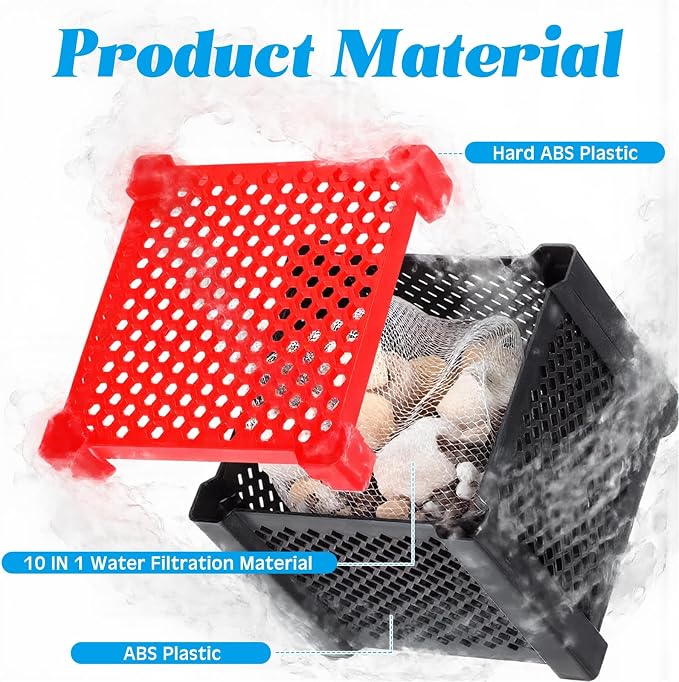 Hortsun 2 Pcs Pure Cube Water Trough Filter