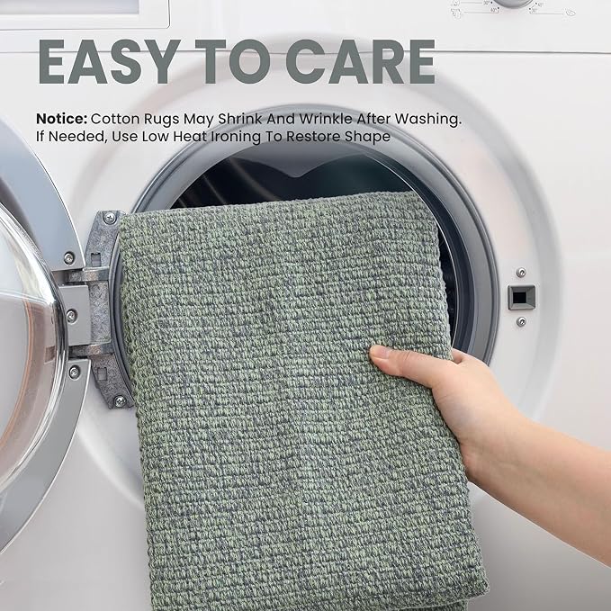 EARTHALL Washable Runner Rug 3x6 Ft Non Slip Runners