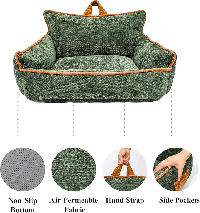 Orthopedic Dog Bed,Large Dog Bed,Memory Foam Washable Dog beds,Medium & Large Dogs,Waterproof,L(30"x24"x14")