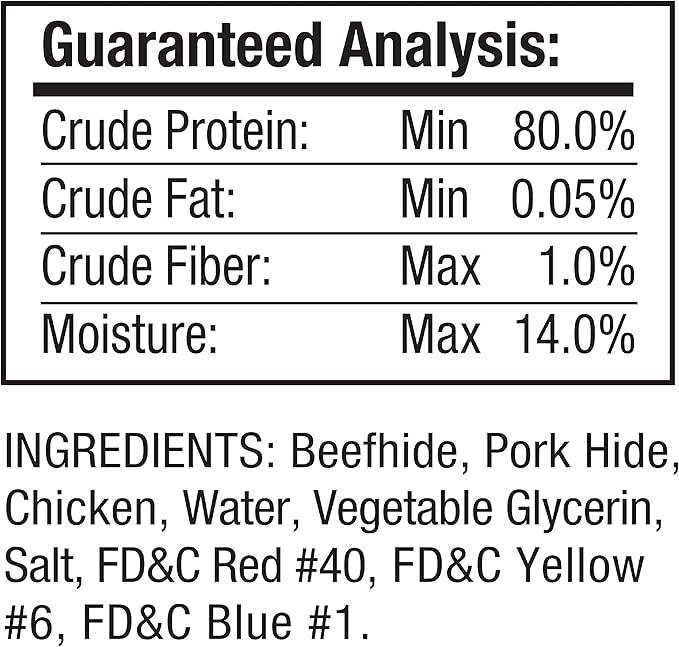 Good'N'Fun Triple Flavor Mini Rawhide Chews, 18-Count