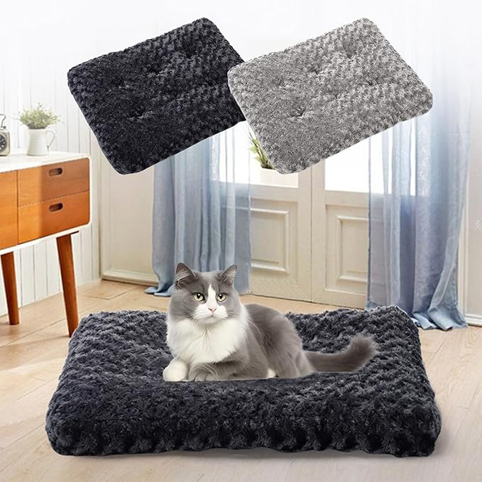 Thickened Dogs Cat Beds for Indoor Comfy Dog Beds for Small Dogs Pet Bed Warm Washable Dog Bed Plush Cat Bed Fits Puppy Or Small Pet Birthday forfor Men Women Cute Stuff