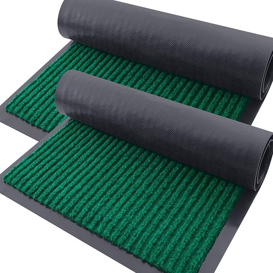 OLANLY Front Door Mat Indoor Outdoor Entrance, Waterproof Heavy Duty Doormat