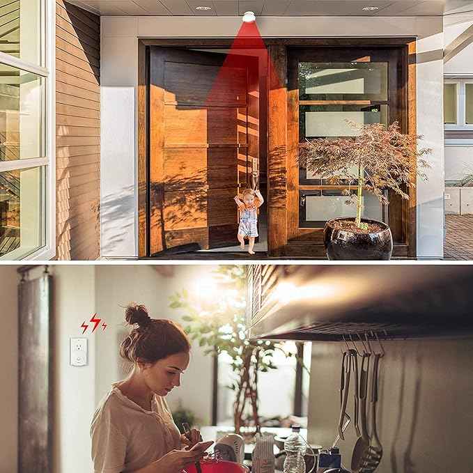 Wireless Motion Sensor Door Chime: Indoor Motion Detector Alarm Business Entry