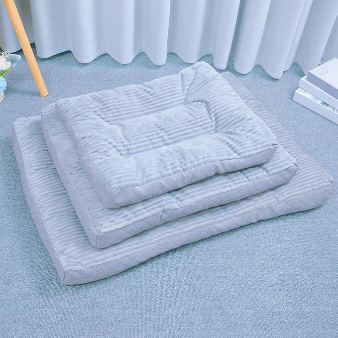 Dog Bed,pet Beds & Furniture,Machine-Washable Cushion for Dogs and Cats,Suitable for Dogs, Floor Furniture Use Grey L