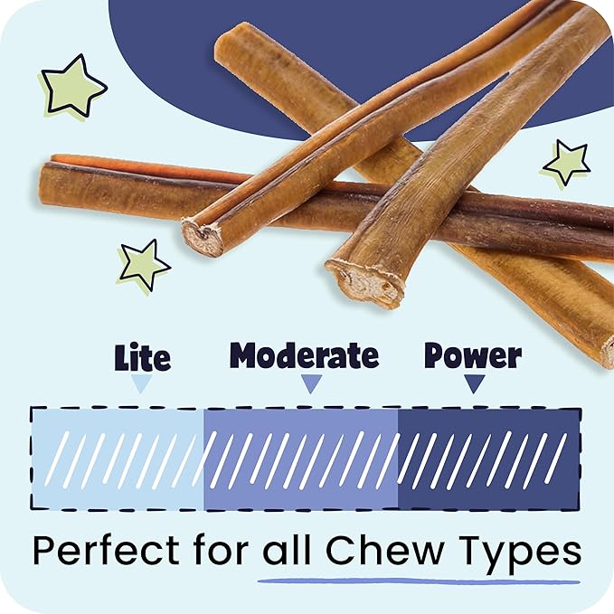 Pawstruck Natural 9” Braided Bully Sticks for Dogs - Tough, Long-Lasting, Rawhide-Free, Low Odor, Healthy Single Ingredient Chew Treat for Aggressive Chewers - 25 Count - Packaging May Vary