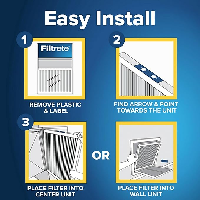 Filtrete 12x24x1 AC Furnace Air Filter, MERV 11, MPR 1000, Micro Allergen