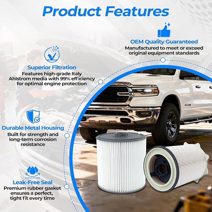 6.7L Cummins Fuel Filter Water Separator set