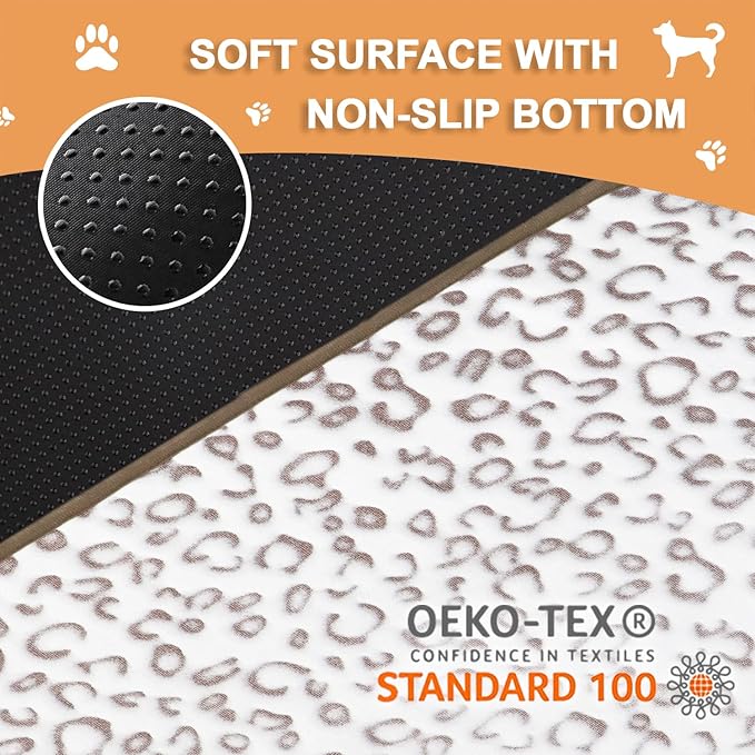Qeils Reusable Puppy Pads, 2 Pack Washable Pee Pads for Dogs, Waterproof Non Slip Wee Wee pad, Absorbent and Leakproof Training Mats for Potty, Crate, Playpen, Bed, Sofa, 16"x 30"