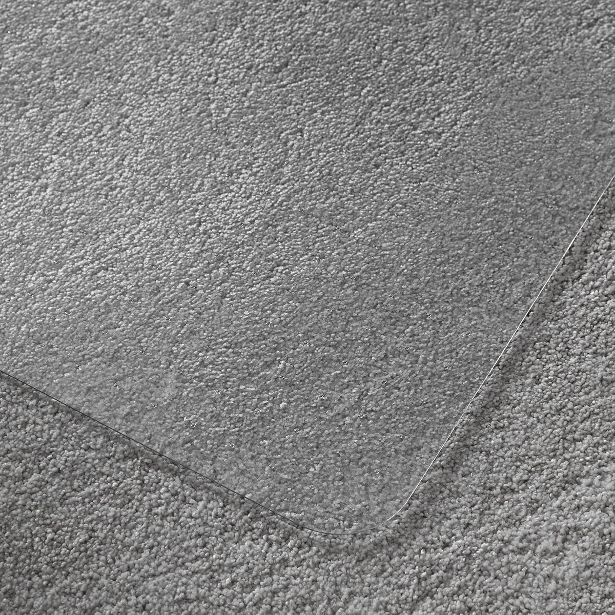 Floortex Poly Rctglr Lipped ChairMat Plush Pile Carpet48X53 (FR1113427LR)