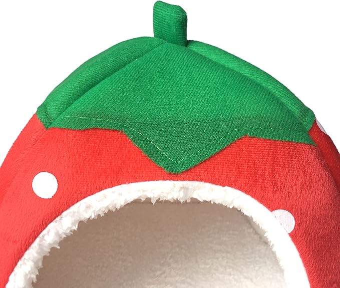 Guinea Pig Hideout Bed Dwarf Rabbit House Cave Accessories Cozy Hide-Out for Little Bunny Hedgehog Ferret Chinchilla&Other Small Animals
