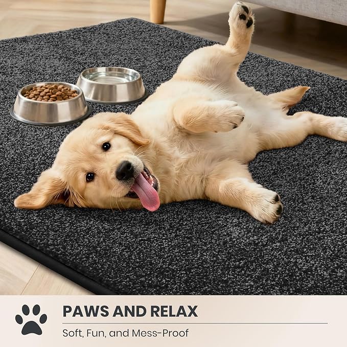 PURRUGS Dirt Trapping Door Mat 31.5" x 70", Non-Slip Machine Washable Entryway