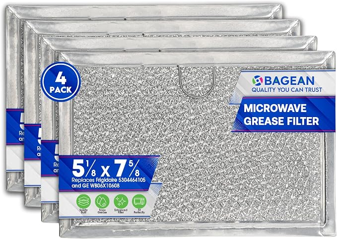 Microwave Filter Replacement 5.12” x 7.64” Fits Frigidaire 5304464105