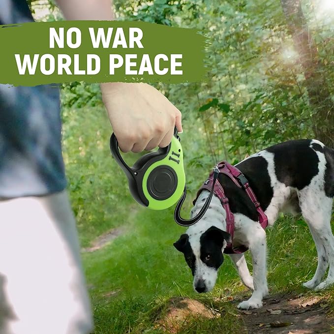 Retractable Dog Leash Automatic Telescopic Tractor Dog Tape, Pet Tape 10/16 FT Durable and Convenient, with Folding Bowl, Dispenser, Rubbish Bags, Suitable for Small and Medium Dogs