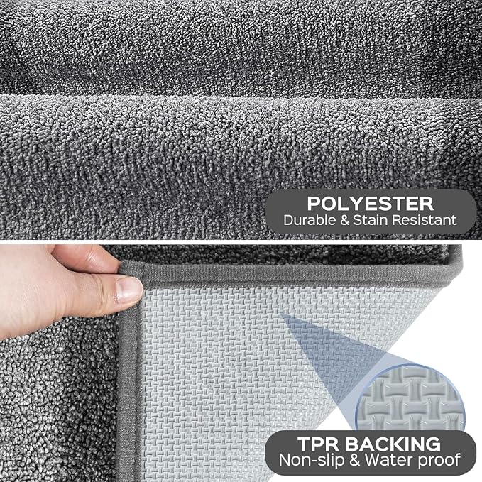 Machine Washable Runner Rug 32" x 168", Non Slip Kitchen Rug