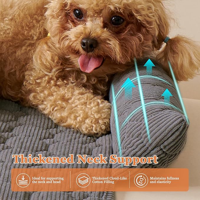 Dog Couch Bed Non Slip Dog Couch Cover Washable Non-Slip Pet Protector for Dogs & Cats, Soft Washable Dog Sofa Bed for Couch Sofa Chair & Bed