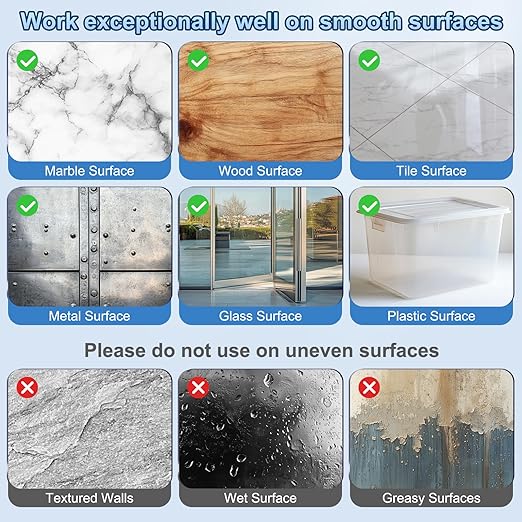 uxcell 30Pcs Double Sided Adhesive Pads, 4.72" x 1.18" Clear Removable Heavy Duty Mounting Tape Picture Hanging Sticky Adhesive Pad for Wall, Poster Picture, DIY Craft