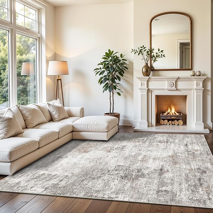 5x7 Non-Slip Machine Washable Area Rug