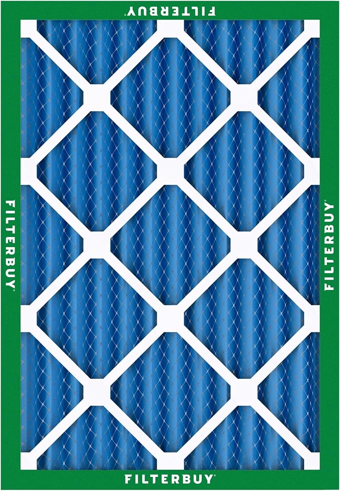 Filterbuy 20x22x2 Air Filter MERV 13 Optimal Smoke & Allergy Defense,