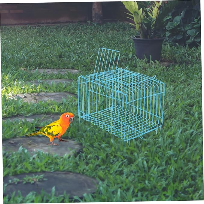 Parrot Carrying Cage Lightweight Portable Pet Carrier Bird Storage and Travel Cage for Outings