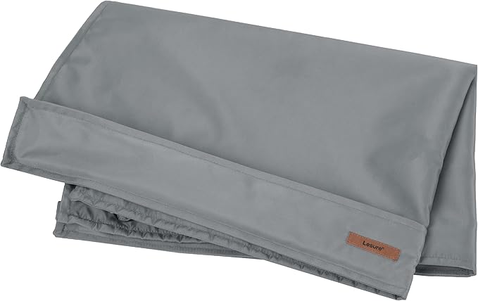 LE SURE Waterproof Dog Bed Cover Replacement Washable - XL Size for Pet Mat 44x32x3 Inches, Grey