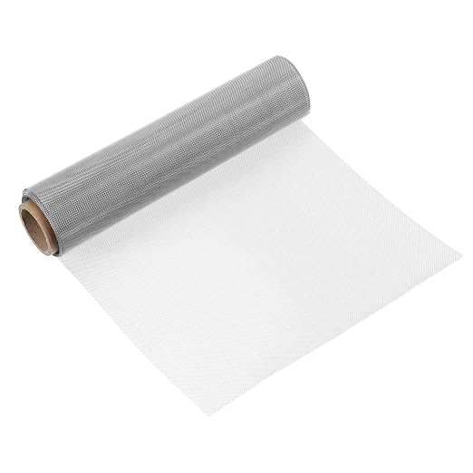 uxcell 120 Mesh 79" x 10" Woven Wire Mesh, 316 Stainless Steel Air Vent Filter