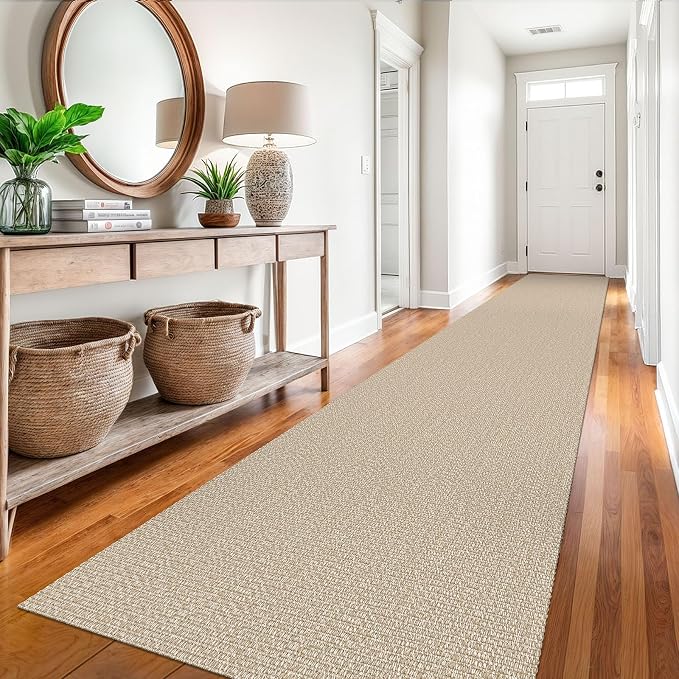 EARTHALL Extra Long Runner Rug 3x16 Ft Washable Runners