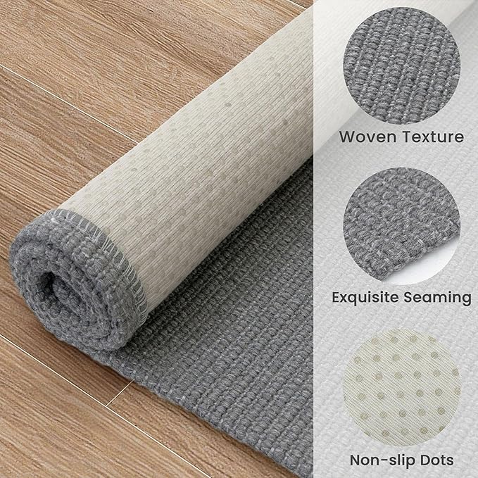 EARTHALL Extra Long Runner Rug 3x18 Ft Washable Runners