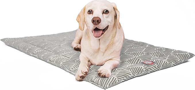 36" Charlie Metallic Crate Dog Bed Mat By Majestic Pet Products
