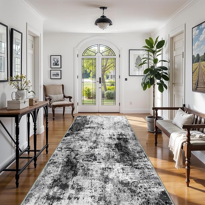 4x8 Wide Washable Runner Rug: Easy-to-Clean Runners