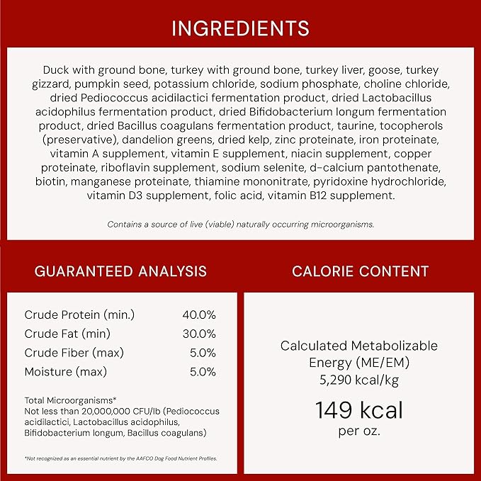 Stella & Chewy's Freeze-Dried Raw Duck Duck Goose Meal Mixers - Dog Food Topper and Mixer - Made with 95% Cage-Free Poultry, Organs & Bone - Perfect for Picky Eaters - Grain-Free - 18 oz