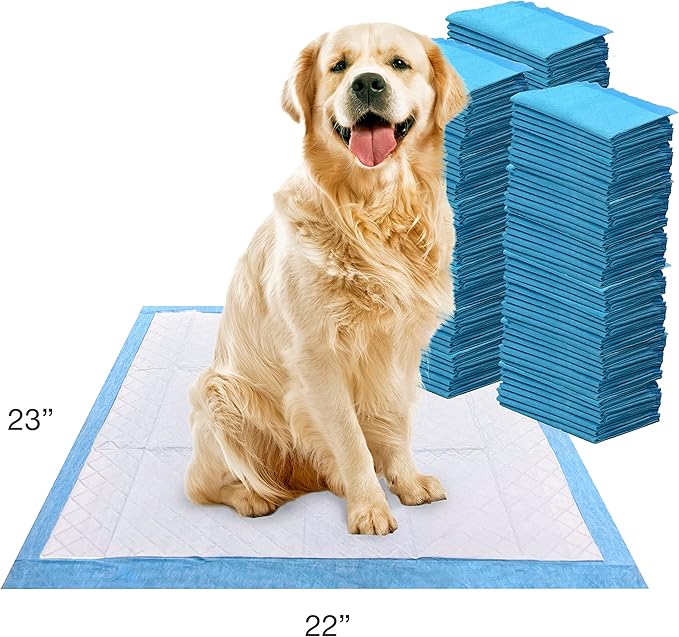 Four Paws Wee-Wee Superior Performance Unscented Pee Pads for Dogs & Puppies, Quilted Leak-Proof Dog Housebreaking Potty Training Floor Protection, 22" x 23", 50 Count