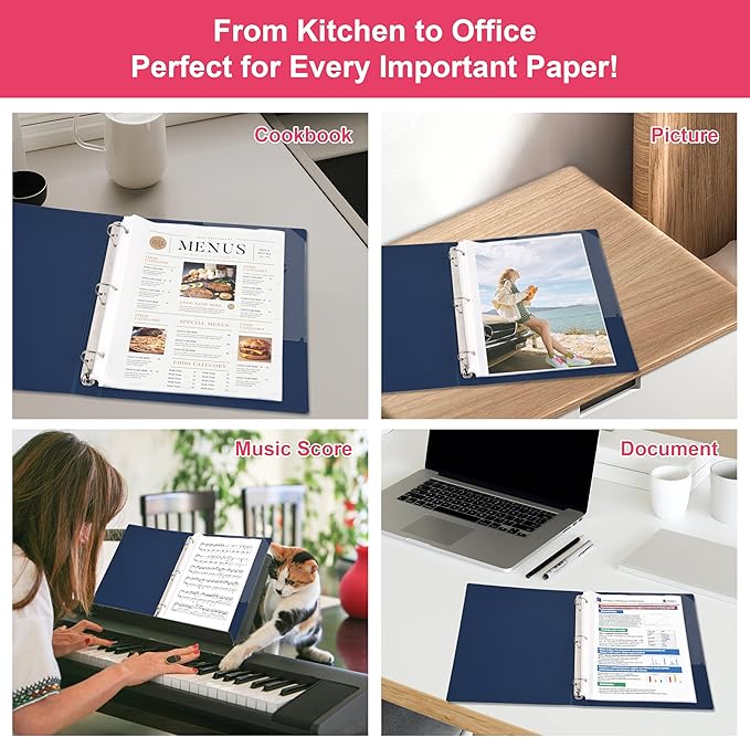 500-Pack Heavy Duty 8.5"x11" Sheet Protectors - Top-Loading Acid-Free & Waterproof for Photos, Certificates, School, Office, Legal Documents, Medical Records, Teachers, Artists (500)