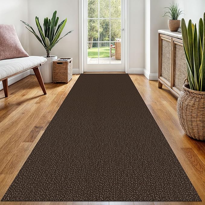 EARTHALL Washable Runner Rug 3x8 Ft Non Slip Runners