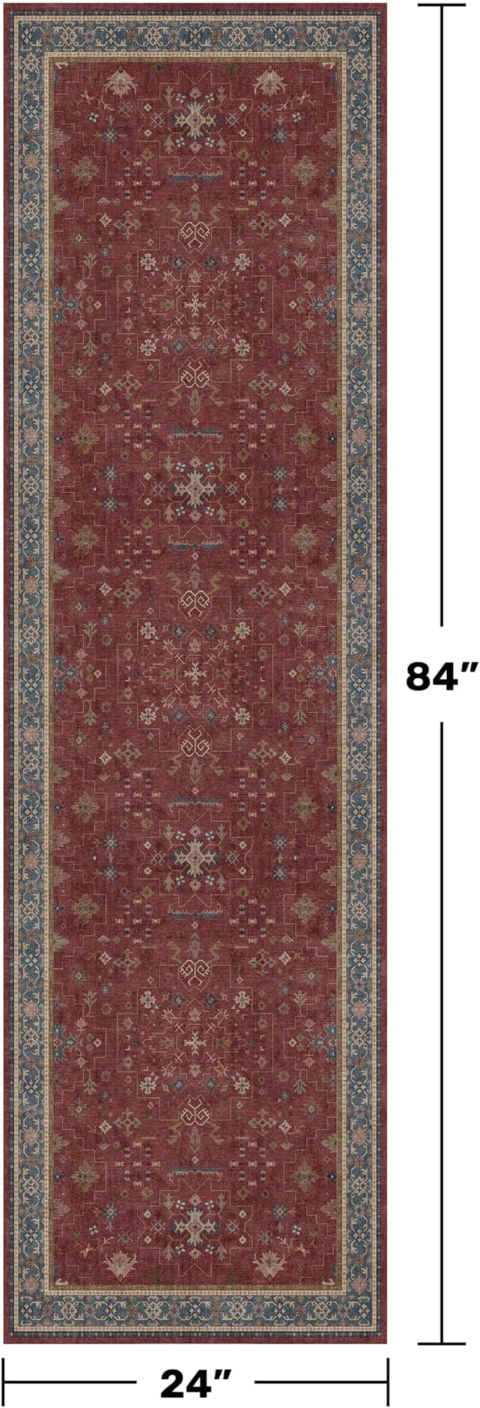 Boho 2x7 Long Runners for Kitchen Floor