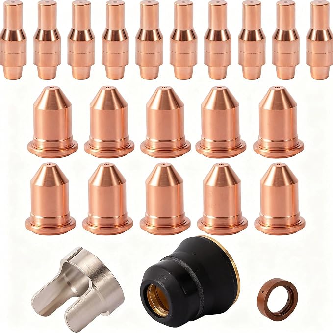 Plasma Torch Electrode 56576 Nozzle 56811 56255 45A fits Harbor Freight