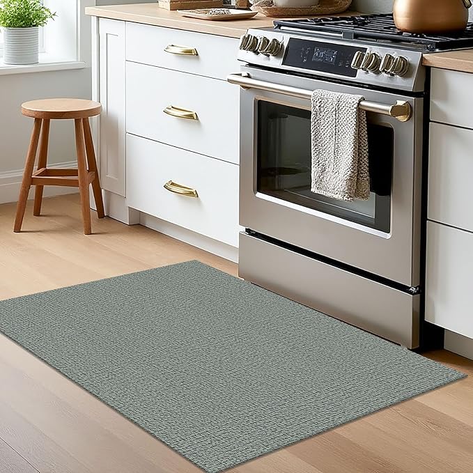 EARTHALL Washable Area Rug 2x3 Ft Non Slip Rugs