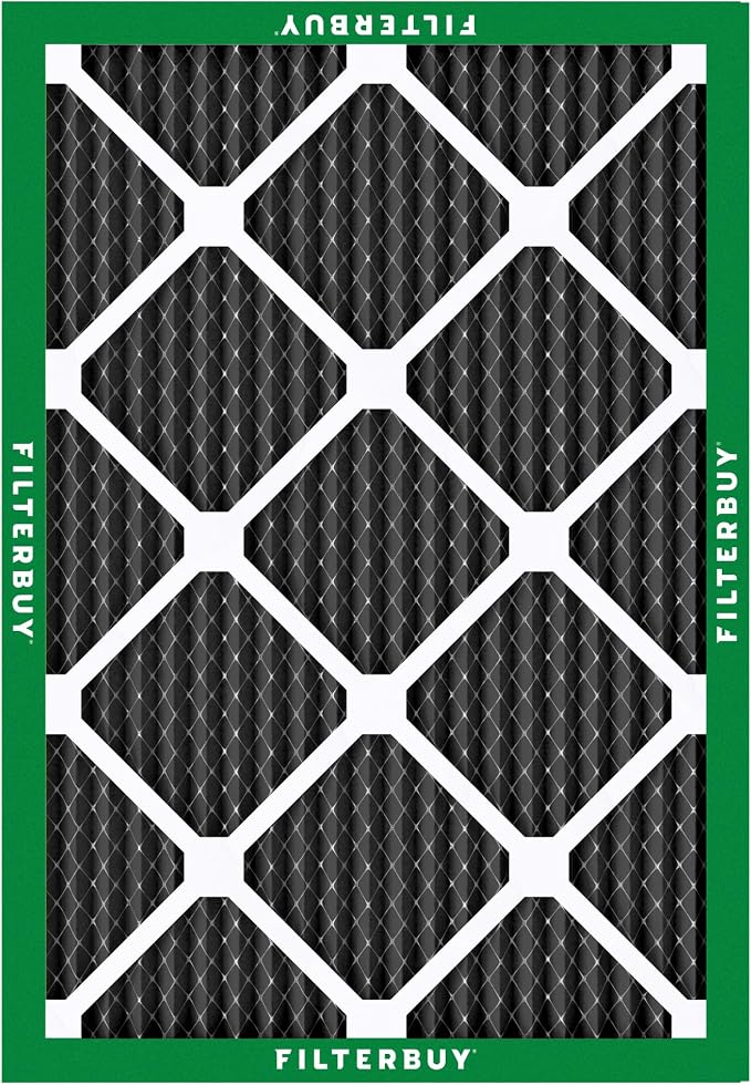 Filterbuy 18x25x1 Air Filter MERV 10 Odor & Allergy Defense