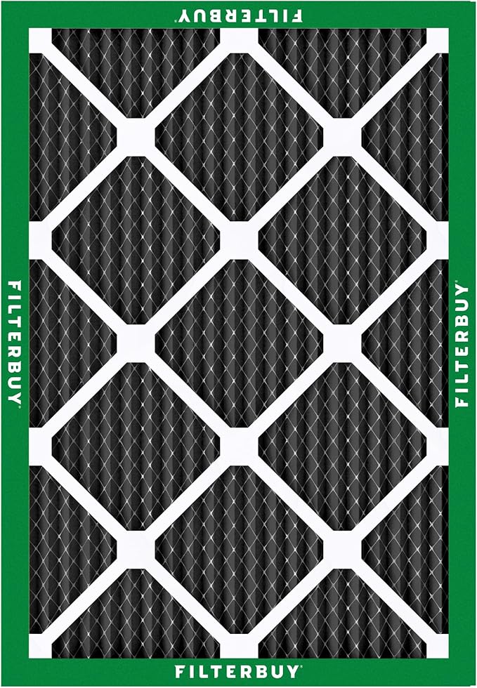 Filterbuy 14x18x1 Air Filter MERV 10 Odor & Allergy Defense
